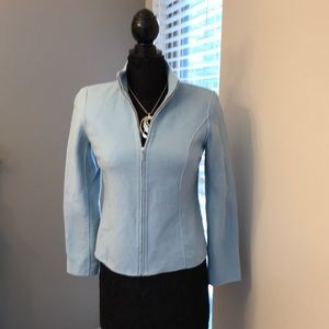 Charter club ladies small wool 80% jacket shoulder pads , soft machine wash/hang